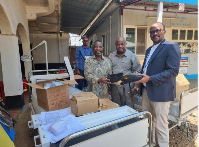 Sud-Kivu : la Monusco offre un lot de Kits médicaux à l’Hôpital général de Bukavu
